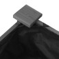 vidaXL Fioriera con Fodera Grigia 118x59x76cm Legno Massello di Abete