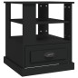 vidaXL Tavolino Nero 50x50x60 cm in Legno Multistrato vidaXL Tavolino Nero 50x50x60 cm in Legno Multistrato