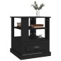 vidaXL Tavolino Nero 50x50x60 cm in Legno Multistrato vidaXL Tavolino Nero 50x50x60 cm in Legno Multistrato