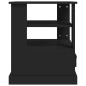 vidaXL Tavolino Nero 50x50x60 cm in Legno Multistrato vidaXL Tavolino Nero 50x50x60 cm in Legno Multistrato
