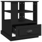 vidaXL Tavolino Nero 50x50x60 cm in Legno Multistrato vidaXL Tavolino Nero 50x50x60 cm in Legno Multistrato