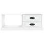vidaXL Tavolino da Salotto Bianco 90x50x35 cm in Legno Multistrato