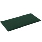 Pannelli Murali 12 pz Verde Scuro 30x15 cm Tessuto 0,54 m² Pannelli Murali 12 pz Verde Scuro 30x15 cm Tessuto 0,54 m²