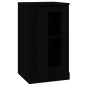 vidaXL Credenze 2 pz Nere 37,5x35,5x67,5 cm in Legno Multistrato vidaXL Credenze 2 pz Nere 37,5x35,5x67,5 cm in Legno Multistrato