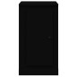 vidaXL Credenze 2 pz Nere 37,5x35,5x67,5 cm in Legno Multistrato vidaXL Credenze 2 pz Nere 37,5x35,5x67,5 cm in Legno Multistrato