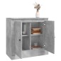 vidaXL Credenza Grigio Cemento 70x35,5x67,5 cm in Legno Multistrato vidaXL Credenza Grigio Cemento 70x35,5x67,5 cm in Legno Multistrato
