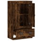 vidaXL Credenza Rovere Fumo 60x35,5x103,5 cm in Legno Multistrato vidaXL Credenza Rovere Fumo 60x35,5x103,5 cm in Legno Multistrato