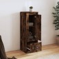 vidaXL Credenza Rovere Fumo 36x35,5x103,5 cm in Legno Multistrato vidaXL Credenza Rovere Fumo 36x35,5x103,5 cm in Legno Multistrato
