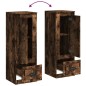 vidaXL Credenza Rovere Fumo 36x35,5x103,5 cm in Legno Multistrato vidaXL Credenza Rovere Fumo 36x35,5x103,5 cm in Legno Multistrato