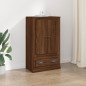 vidaXL Credenza Rovere Marrone 60x35,5x103,5 cm in Legno Multistrato vidaXL Credenza Rovere Marrone 60x35,5x103,5 cm in Legno Multistrato