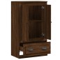 vidaXL Credenza Rovere Marrone 60x35,5x103,5 cm in Legno Multistrato vidaXL Credenza Rovere Marrone 60x35,5x103,5 cm in Legno Multistrato