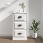 vidaXL Credenza Bianca 36x35,5x67,5 cm in Legno Multistrato vidaXL Credenza Bianca 36x35,5x67,5 cm in Legno Multistrato