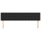 vidaXL Testiera 2 pz Nero 90x5x78/88 cm in Similpelle vidaXL Testiera 2 pz Nero 90x5x78/88 cm in Similpelle