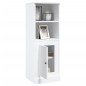 vidaXL Credenza Bianca 36x35,5x103,5 cm in Legno Multistrato vidaXL Credenza Bianca 36x35,5x103,5 cm in Legno Multistrato