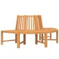 vidaXL Panca per Albero Semi Circolare Ø201 cm Legno Massello di Teak vidaXL Panca per Albero Semi Circolare Ø201 cm Legno Massello di Teak
