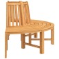 vidaXL Panca per Albero Semi Circolare Ø201 cm Legno Massello di Teak vidaXL Panca per Albero Semi Circolare Ø201 cm Legno Massello di Teak