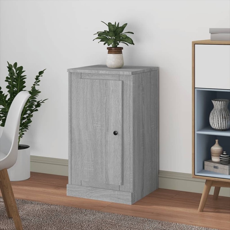 vidaXL Credenza Grigio Sonoma 37,5x35,5x67,5 cm in Legno Multistrato vidaXL Credenza Grigio Sonoma 37,5x35,5x67,5 cm in Legno Multistrato