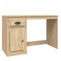 vidaXL Scrivania Cassetto Rovere Sonoma 115x50x75 cm Legno Multistrato vidaXL Scrivania Cassetto Rovere Sonoma 115x50x75 cm Legno Multistrato