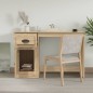vidaXL Scrivania Cassetto Rovere Sonoma 115x50x75 cm Legno Multistrato vidaXL Scrivania Cassetto Rovere Sonoma 115x50x75 cm Legno Multistrato