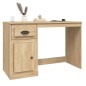vidaXL Scrivania Cassetto Rovere Sonoma 115x50x75 cm Legno Multistrato vidaXL Scrivania Cassetto Rovere Sonoma 115x50x75 cm Legno Multistrato
