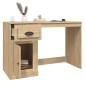 vidaXL Scrivania Cassetto Rovere Sonoma 115x50x75 cm Legno Multistrato vidaXL Scrivania Cassetto Rovere Sonoma 115x50x75 cm Legno Multistrato