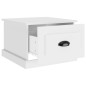 vidaXL Tavolino da Salotto Bianco 50x50x35 cm in Legno Multistrato
