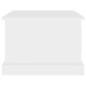 vidaXL Tavolino da Salotto Bianco 50x50x35 cm in Legno Multistrato