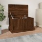 vidaXL Contenitore Rovere Marrone 50x30x28 cm Legno Multistrato vidaXL Contenitore Rovere Marrone 50x30x28 cm Legno Multistrato