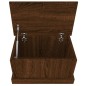 vidaXL Contenitore Rovere Marrone 50x30x28 cm Legno Multistrato vidaXL Contenitore Rovere Marrone 50x30x28 cm Legno Multistrato