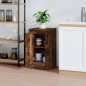 vidaXL Credenza Rovere Fumo 37,5x35,5x67,5 cm in Legno Multistrato vidaXL Credenza Rovere Fumo 37,5x35,5x67,5 cm in Legno Multistrato