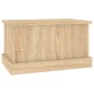 vidaXL Contenitore Rovere Sonoma 50x30x28 cm Legno Multistrato vidaXL Contenitore Rovere Sonoma 50x30x28 cm Legno Multistrato
