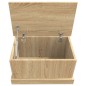 vidaXL Contenitore Rovere Sonoma 50x30x28 cm Legno Multistrato vidaXL Contenitore Rovere Sonoma 50x30x28 cm Legno Multistrato