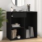 vidaXL Armadietto per Cosmetici Nero 80x40x75 cm in Legno Multistrato vidaXL Armadietto per Cosmetici Nero 80x40x75 cm in Legno Multistrato