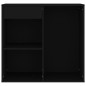 vidaXL Armadietto per Cosmetici Nero 80x40x75 cm in Legno Multistrato vidaXL Armadietto per Cosmetici Nero 80x40x75 cm in Legno Multistrato