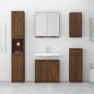 vidaXL Mobile da Bagno a Parete Rovere Marrone 32x20x67 cm vidaXL Mobile da Bagno a Parete Rovere Marrone 32x20x67 cm