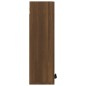 vidaXL Mobile da Bagno a Parete Rovere Marrone 32x20x67 cm vidaXL Mobile da Bagno a Parete Rovere Marrone 32x20x67 cm