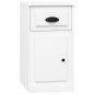 vidaXL Mobiletto con Cassetto Bianco 40x50x75 cm in Legno Multistrato