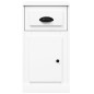 vidaXL Mobiletto con Cassetto Bianco 40x50x75 cm in Legno Multistrato