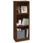 vidaXL Libreria 3 Ripiani Rovere Marrone 40x24x109cm Legno Multistrato vidaXL Libreria 3 Ripiani Rovere Marrone 40x24x109cm Legno Multistrato