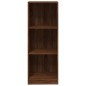 vidaXL Libreria 3 Ripiani Rovere Marrone 40x24x109cm Legno Multistrato vidaXL Libreria 3 Ripiani Rovere Marrone 40x24x109cm Legno Multistrato