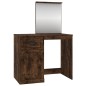 vidaXL Toeletta Specchio Rovere Fumo 90x50x132,5cm Legno Multistrato vidaXL Toeletta Specchio Rovere Fumo 90x50x132,5cm Legno Multistrato