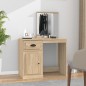 vidaXL Toeletta Specchio Rovere Sonoma 90x50x132,5cm Legno Multistrato vidaXL Toeletta Specchio Rovere Sonoma 90x50x132,5cm Legno Multistrato