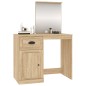 vidaXL Toeletta Specchio Rovere Sonoma 90x50x132,5cm Legno Multistrato vidaXL Toeletta Specchio Rovere Sonoma 90x50x132,5cm Legno Multistrato