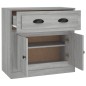 vidaXL Credenza Grigio Sonoma 70x35,5x67,5 cm in Legno Multistrato vidaXL Credenza Grigio Sonoma 70x35,5x67,5 cm in Legno Multistrato