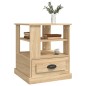 vidaXL Tavolino Rovere Sonoma 50x50x60 cm in Legno Multistrato