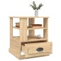 vidaXL Tavolino Rovere Sonoma 50x50x60 cm in Legno Multistrato