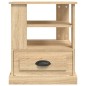 vidaXL Tavolino Rovere Sonoma 50x50x60 cm in Legno Multistrato