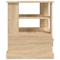 vidaXL Tavolino Rovere Sonoma 50x50x60 cm in Legno Multistrato