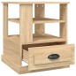 vidaXL Tavolino Rovere Sonoma 50x50x60 cm in Legno Multistrato