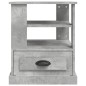 vidaXL Tavolino Grigio Cemento 50x50x60 cm in Legno Multistrato vidaXL Tavolino Grigio Cemento 50x50x60 cm in Legno Multistrato
